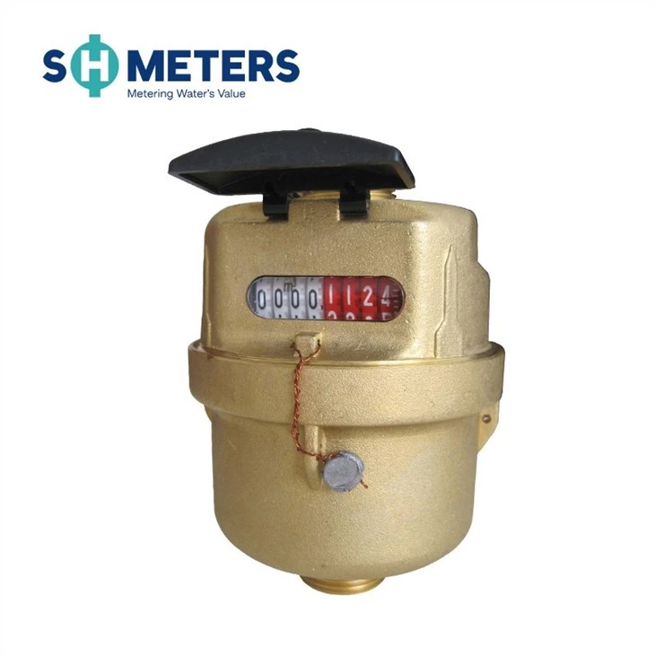 3/4 Inch Brass Body Volumetric Water Flow Meter Class C R160