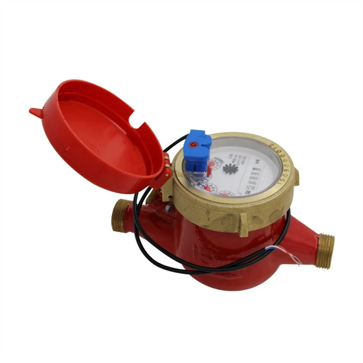 Brass Hot Water Multi Jet Water Meter For Industrial