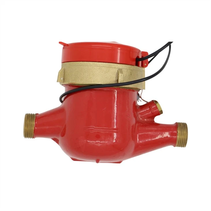 Brass Hot Water Multi Jet Water Meter For Industrial