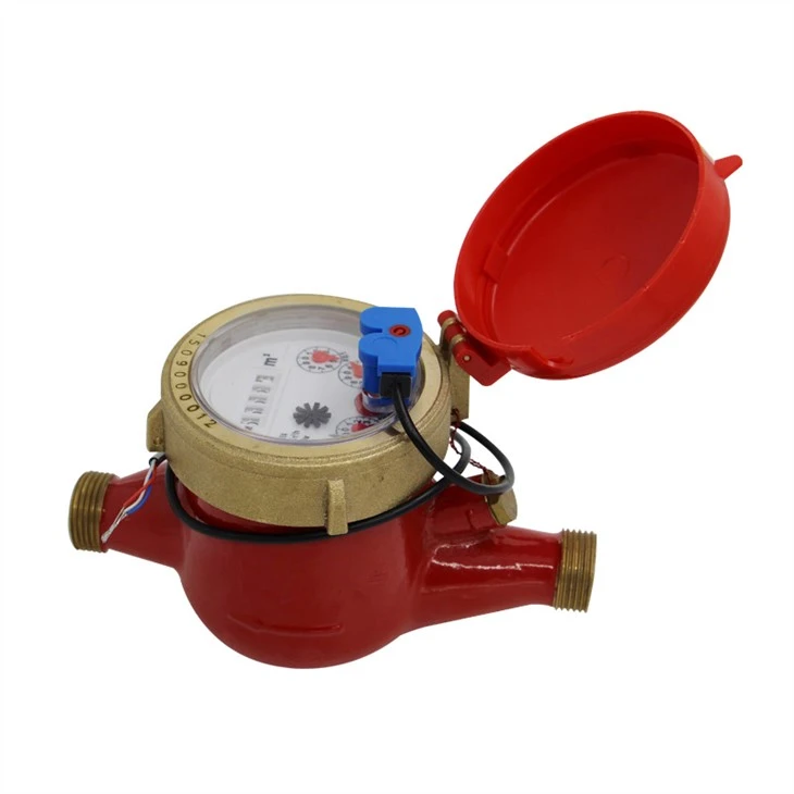 Brass Hot Water Multi Jet Water Meter For Industrial