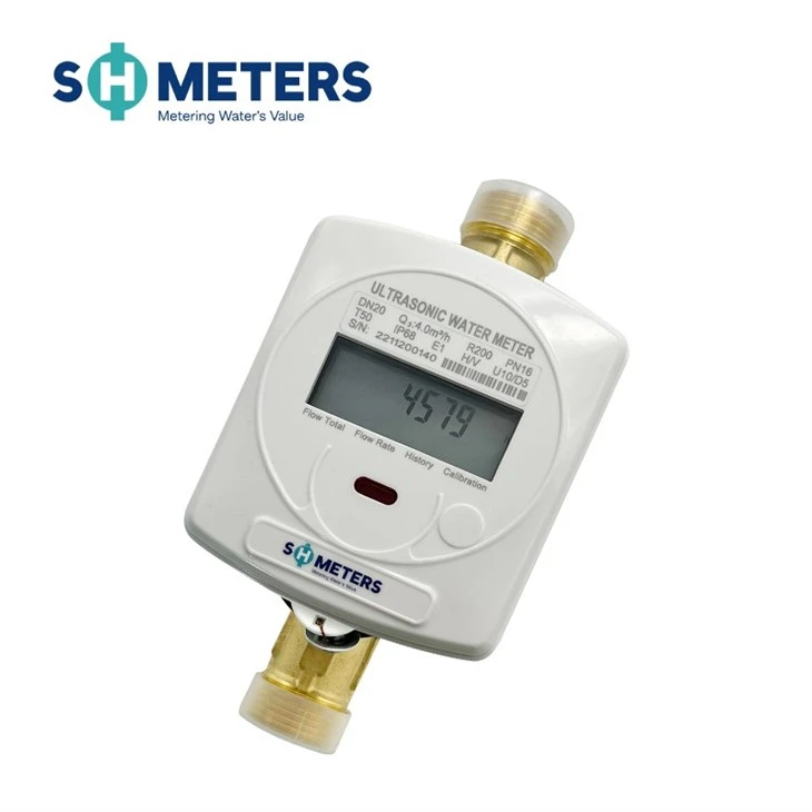 Dn15 Ultrasonic Water Meter Wireless Digital Brass Body